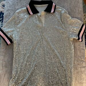 No 21 Sequin Polo
